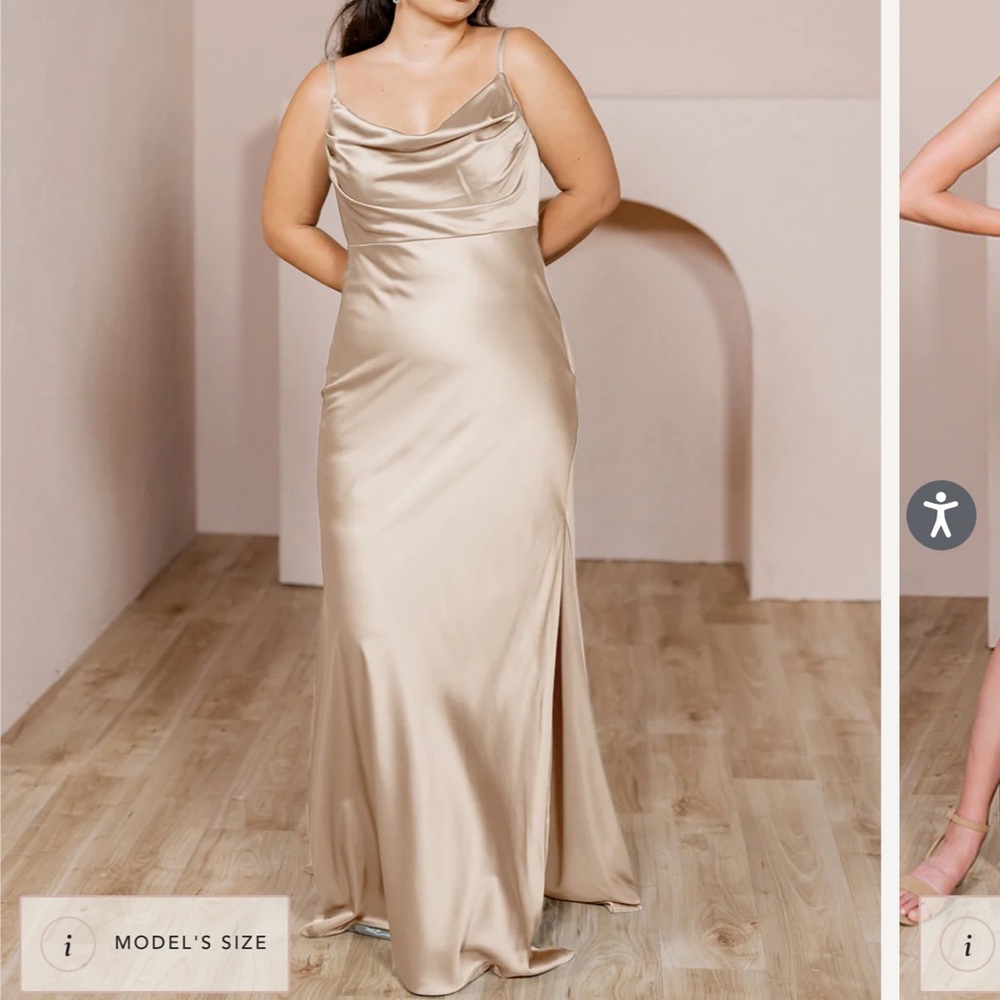 Skye Satin Bridesmaids Dress - Revelry